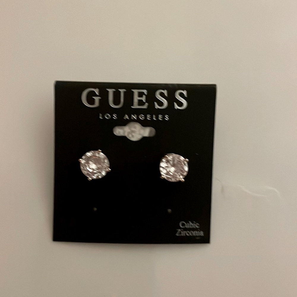 Guess i carat cubic zirconia earrings